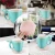 Import Rose quartz crystal gemstone 2&quot; hexagon shape cup coaster stone sculpture for home decoration from China