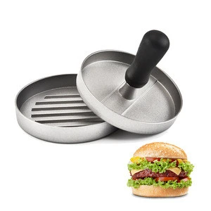 Round Non-Stick aluminum Alloy hamburger maker press meat burger Press