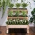 Import Rustic 3 Tiers Vertical Planter Boxes Wooden Vertical Raised Garden Bed With Legs For Vegetables Flowers Outdoor Garden from China