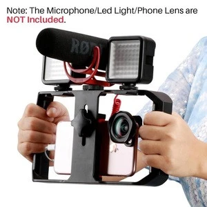 S Rig Pro Smartphone Video Rig, Filmmaking Case, Phone Video Stabilizer Grip Tripod Mount for Videomaker Film-Maker