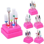 S767 Best 7pcs/set Milling Cutter For Manicure Ceramic metal Nail Drill Bits Manicure Machine Accessories Electric Nail Polisher