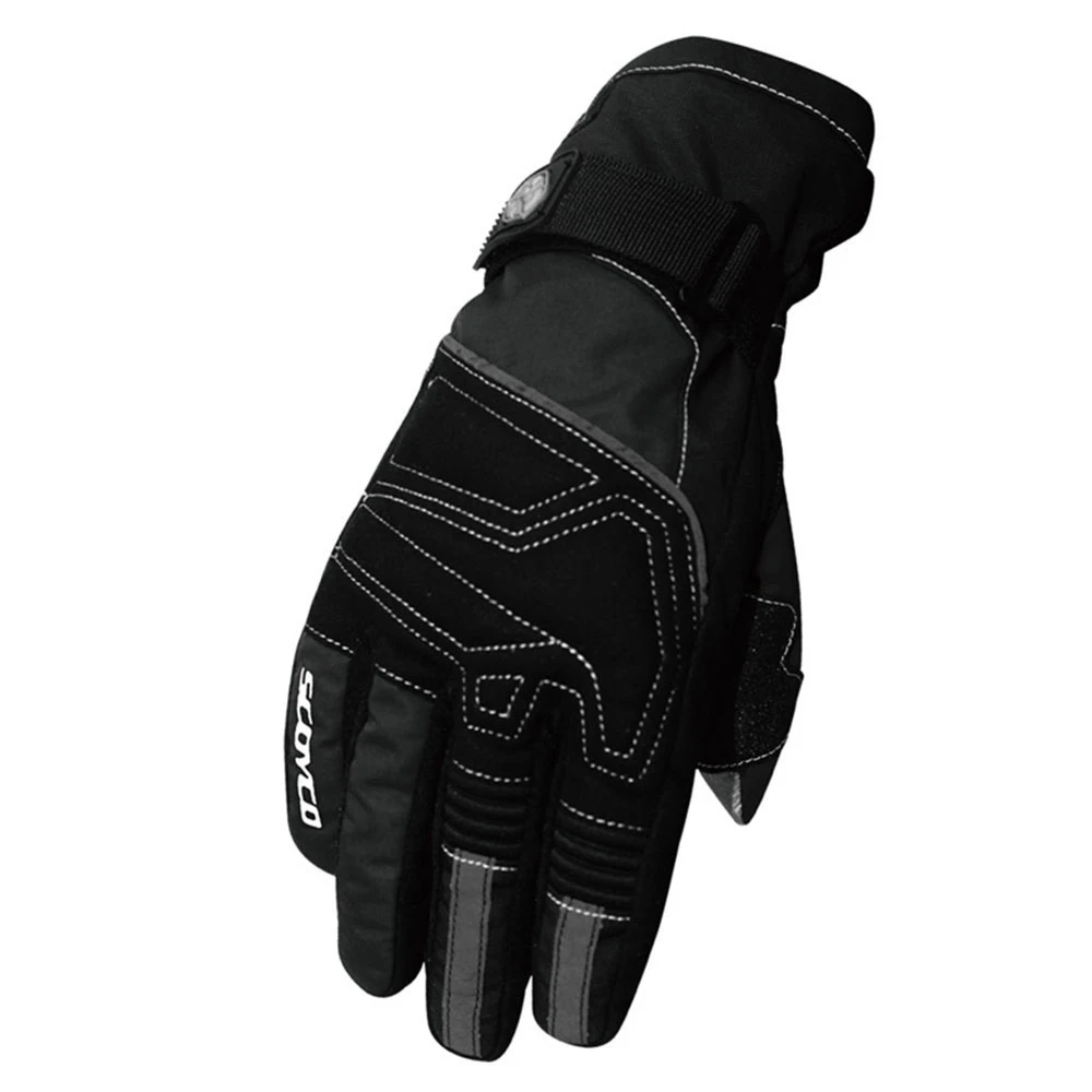 SCOYCO  Winter Motocross on road Glove Full Finger Motorbike Cycling Racing  Motocicleta waterproof winter glove guantes MC30