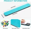 Self Adhesive Felt Notice Bulletin Cork Pin Board with 40 Pieces Pushpins for Office Classroom Home