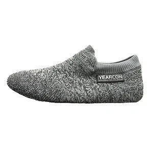 Semi finished 3D fly knitting breathable sock vamp shoes raw material latest shoes design knitted sock shoes uppers
