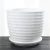 Import Set of 3 Small to Medium Sized Round Modern Ceramic Garden Flower Pots, White Plant Pot Ceramic from China