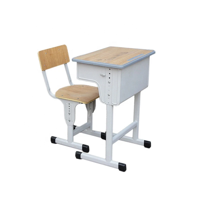 SF-1040,Fire-proof School Desk And Chair Set Student Desk And Chair School Furniture Set Adjustable Height is Available