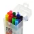 Shanghai Guoyun 12-color kids play gift school stationary blow water color felt tip drawing marker pen stationery set