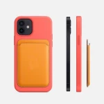Sharemore Rfid Blocking Magsafe Pu Leather phone Wallet Original Mobile Phone Card Holder For iphone 12