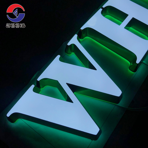 Buy Shining Factory 3d Acrylic Led Illuminated Letters Digital Signage ...