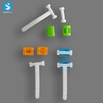 silicone earphone cord organizer snap-in cable organizer portable cord winder band for cord