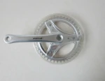 Silver Alloy 48T 165mm Bicycle freewheel Crank