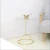 Import Simple and modern round metal frame glass desktop coffee table from China