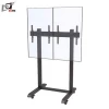 Simple Design Mobile TV Floor Stand With Castors Fits 100 Inch TV Stand