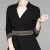 Import Simple lady formal official ware black career dress from China
