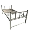 single bed for single you kids bed  school dormitory troops  wholesale  bedroom metal  bunk bed for students &amp;staff