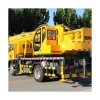 Sinotruk truck  HOWO chassis 12t truck locomotive boom Mini pick up crane 12t hydraulic truck mounted crane price
