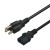 Import SIPU high quality USA plug 3 core power cable for pc laptop wholesale computer power cord made in China from China