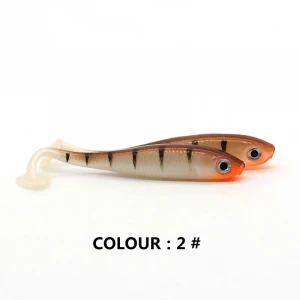 SKNA 70mm 2.1g Soft Fishing Lure Plastic for bass fishing lure