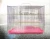 Import Small-Long size electro-plated galvanized flock bird parrot breeding bird cage folding large flock bird cage from China