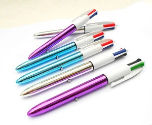 SMART-TIP Pen Set Silver (Bic 4-color Ball Pen) iPhone iPad and other touch screen plastic pen