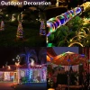 Solar Powered 300LED 500LED String Lights RGB Copper Wire Fairy Light Decoration Garden Christmas LED Outdoor Indoor Use