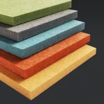 soundproof board backer 25mm Sound-absorbing board 100% Polyester Fibre Acoustic Panels