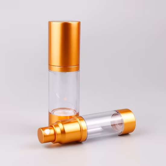 15g, 30g, 50g Gold Color Airless Bottle, Aluminum-Plastic Bottle