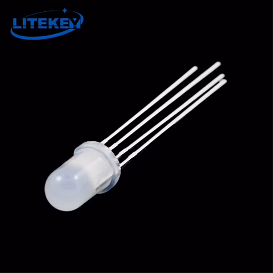 <span>Three Color 5mm High-Brightness Round LED with RoHS</span>