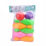 Sports Toy Plastic Bowling Set With 2 Bowling Ball 23CM Height Bowling Play Set