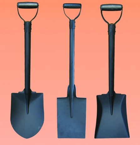 square mouth D handle shovel