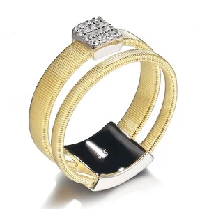 SR01351 high end gifts wholesale italian fine jewelry women ring finger