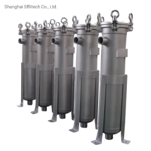 Stainless Steel 304 316L Single Bag Industrial Water Filter Housing