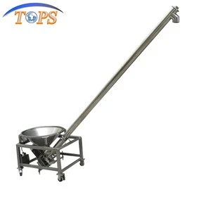 Stainless steel 304 Milk Powder Conveyor &amp; Vibrating hopper feeder
