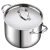 Import Stainless steel Capsuled bottom small sauce pan with lid stock pot from China