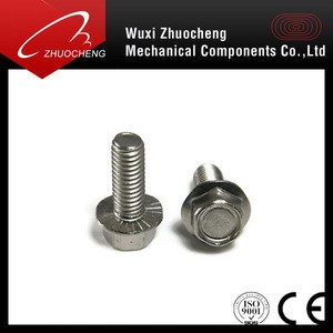 Stainless steel m6 hex head bolt