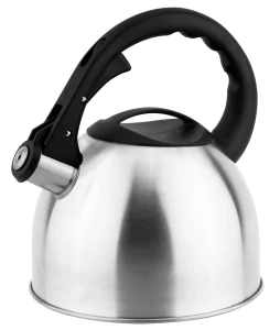 Stainless steel whistling kettle electric kettle parts with nylon handle and soft coating water kettle
