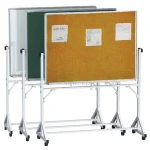 Stand Up Mobile Notice Board , Office Writing Board for Meeting room , School Cork Board