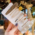 Starfish eight-piece pearl hairpin South Korea ins net red hairpin headdress bangs clip side clip wholesale