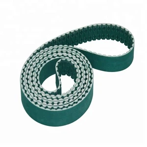 Steel Cord Double Noise Abatement Green Cloth PU Polyurethane Material Timing Belts