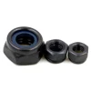 Stock carbon steel black Grade 8.8 DIN985 DIN982 M6 M8 M10 M12 hex nylon lock nut