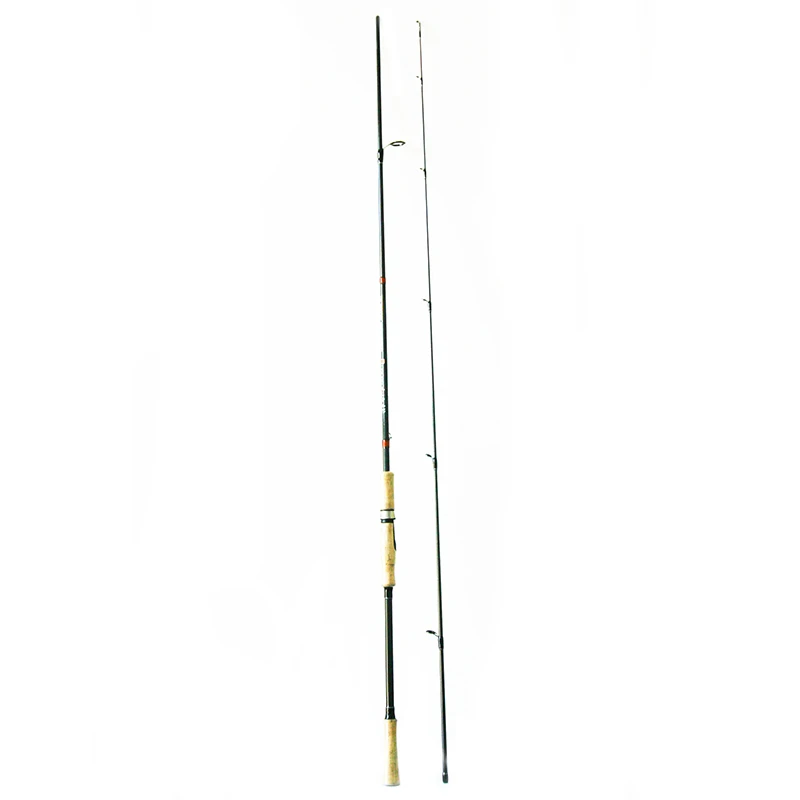 Stock split handle carbon fiber spinning fishing tackle rod portable telescoping fishing rods