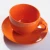 stoneware custom printed 550ml jumbo tea cup and saucer W0293