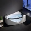 Stylish Acrylic Fan-Shaped SPA Massage Hot Tub with Bubble&amp;Curved Glass (GG223)