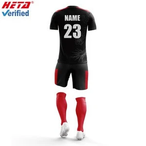 Sublimation Custom Printing Color Fastness Soccer Uniform Thai Quality Breathable Wicking Moisture Football Shirt Jersey