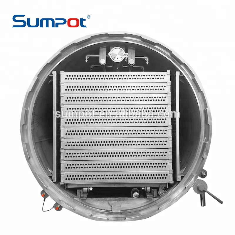 SUMPOT standard automatic water spray retort sterilizer for canned vegetable