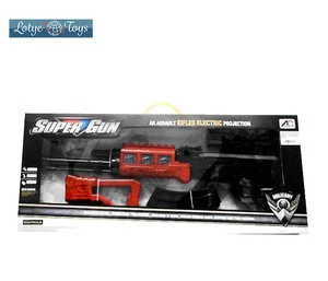 Super cool multifuntion kids electric toy gun with projection music lights