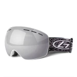 Super cool windproof anti fog pc material international custom ski snow goggles