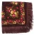 Import Super September offer lurex ladies Russia flower printing shawl tassel scarf from China