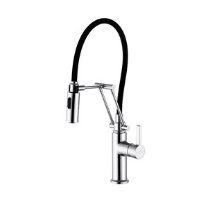 Superior quality pull out one handle brass kitchen faucet with low lead safety