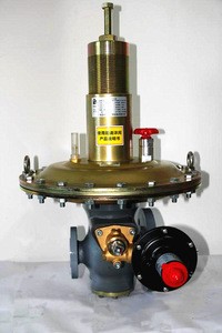 T Series spring loaded direct acting high pressure outlet gas regulator shut off valve 20 bar 6 bar 3000mbar 10000 flow